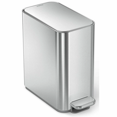 Poubelle Simplehuman Liner Pocket Silver 5L