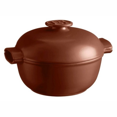 Kookpan Emile Henry Rond Delight Sienne 4 L