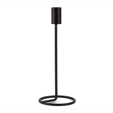 Candle Holder Villa Collection Amat Black 23.5 cm