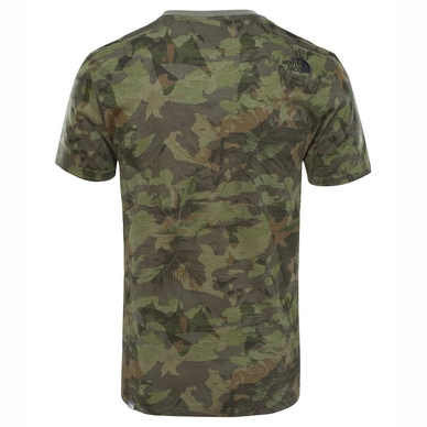 T-Shirt The North Face Men Easy English Green Camo Print