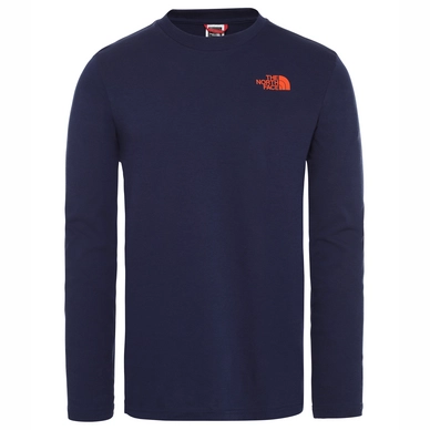 Shirt The North Face Men L/S Easy Tee Montague Blue