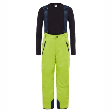 Ski Trousers The North Face Youth Snow Suspender Plus Lime Green