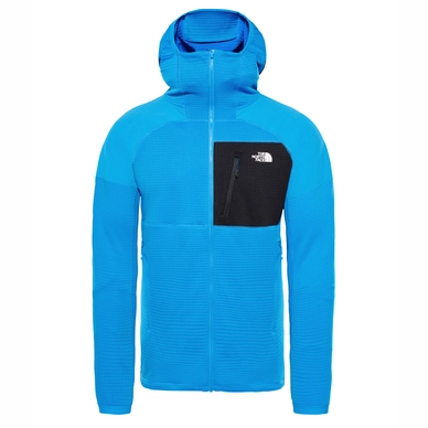 Jas The North Face Men Impendor Grid Hoodie Bomber Blue