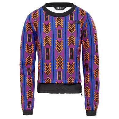 Trui The North Face Women 92 Rage Fleece Cropped Crew Aztec Blue 1992 Rage