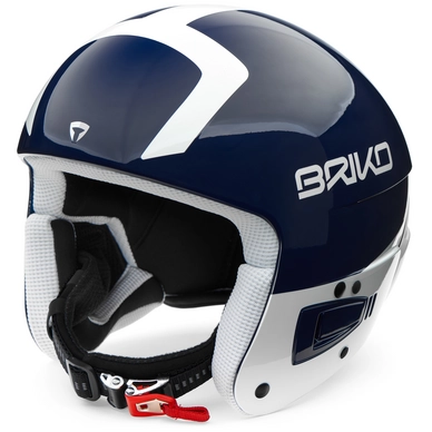 Skihelm Briko Vulcano Fis 6.8 Shiny Blue White