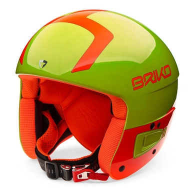 Skihelm Briko Vulcano Fis 6.8 Jr Shiny Yellow Orange