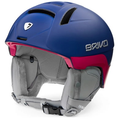 Skihelm Briko Perla Matt Blue Navy Pink