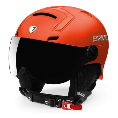 Skihelm Briko Stromboli Visor Photo Matt Shiny Orange