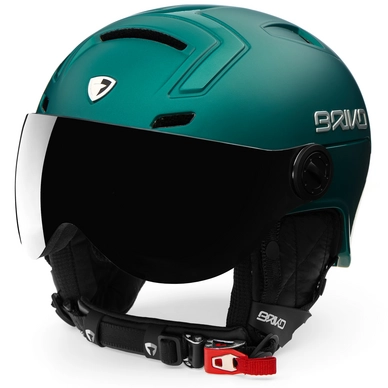 Skihelm Briko Stromboli Visor 1V Matt Shiny Green