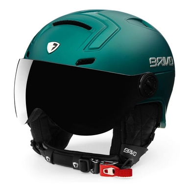Skihelm Briko Stromboli Visor 2V Matt Shiny Green