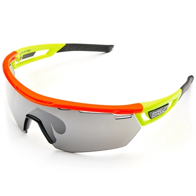 Zonnebril Briko Cyclope 2 Lenses Fluo Orange Yellow Silver