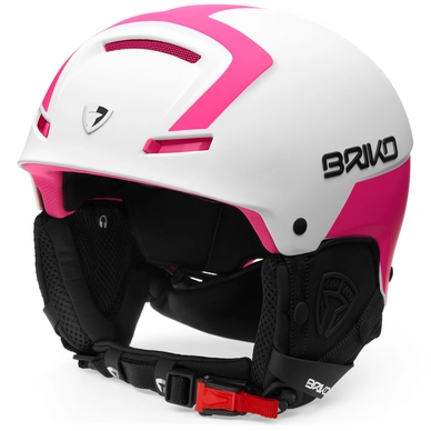 Skihelm Briko Faito Fluid Inside White Pink