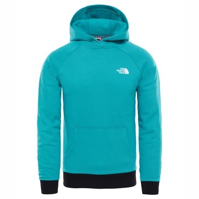 Trui The North Face Men Raglan Red Box Hoodie Porcelain Green