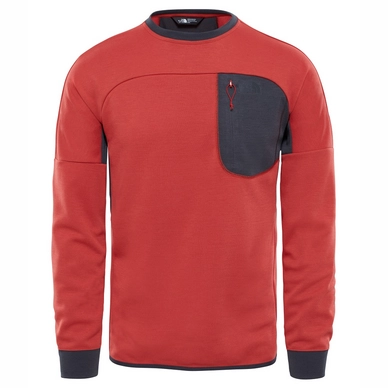 Trui The North Face Men Mountain Slacker Crew Asphalt Grey Bossa Nova Red