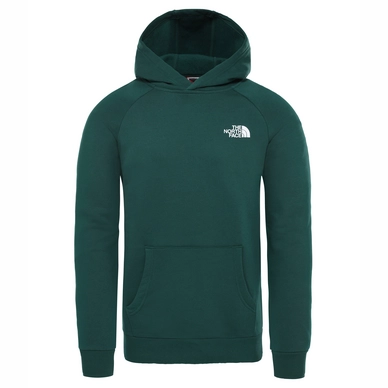 Pullover The North Face Raglan Red Box Hoody Night Green Herren