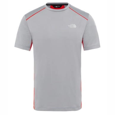 T-Shirt The North Face Men Apex Tee Mid Grey Fiery Red