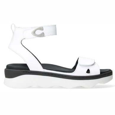 Sandaal Wolky Women Plata Reflex Leather White
