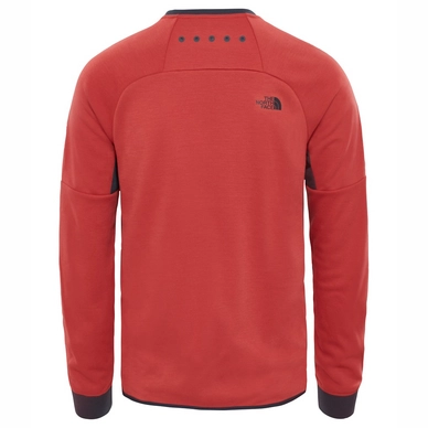 Trui The North Face Men Mountain Slacker Crew Asphalt Grey Bossa Nova Red