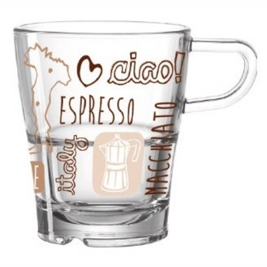 Espressokop Leonardo La Vita GB Mug (6-delig)
