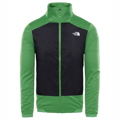 Jas The North Face Men Kokyu II Full Zip Flashlight Green TNF Black