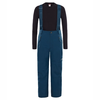 Ski Trousers The North Face Youth Snow Suspender Plus Blue Wing Teal
