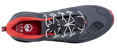 Trailrunning Schoen The North Face Women Ultra Mt II GTX Blackened Pearl Juicy Red