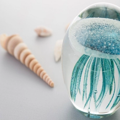 Sculpture Leonardo Jellyfish Oceano Turquoise