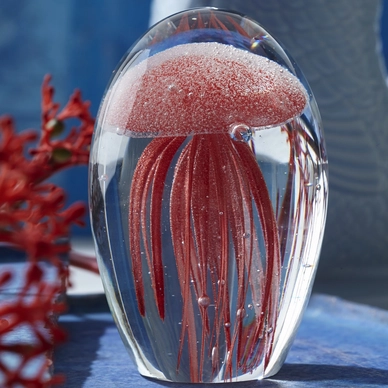 Sculpture Leonardo Jellyfish Oceano 10 Red