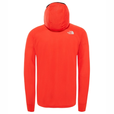 Vest The North Face Men L2 Proprius Grid Fleece Hoodie Fiery Red