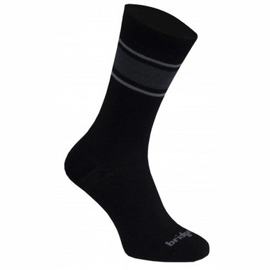 Sokken Bridgedale Merino Sock Liner Black lt grey