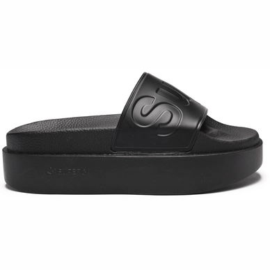 Flip Flops Superga Women 1919 Plateau Slides Black Black Etrias Brands