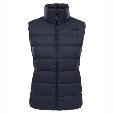 Bodywarmer The North Face Women Nuptse TNF Black Foil Grey