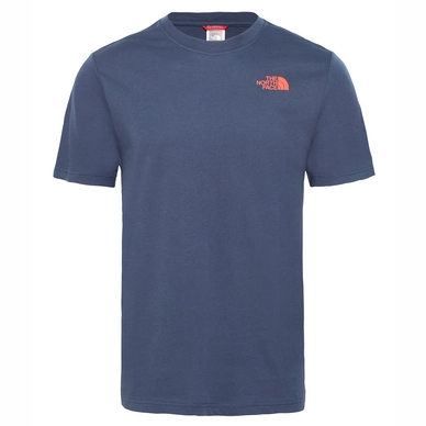 T-Shirt The North Face Mens Red Box Urban Navy Fiery Red