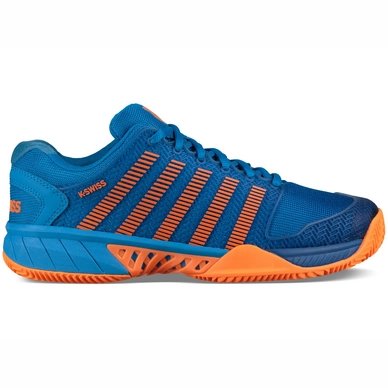 Chaussures de Tennis K Swiss Men Hypercourt EXP HB Brilliant Blue Neon Orange