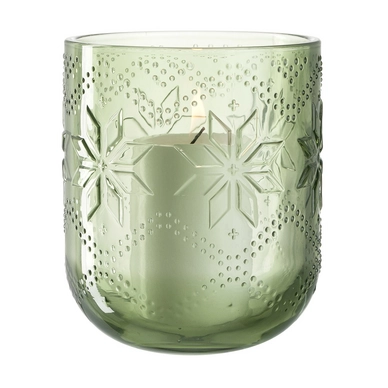 Windlicht Leonardo Nordico 17 cm Groen