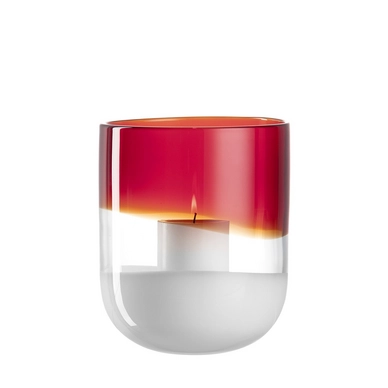 Windlicht Leonardo Classico Rood Wit