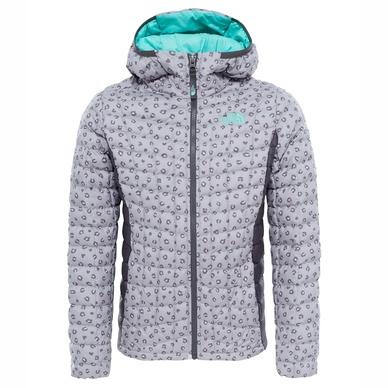 Jacket The North Face Girls Thermoball Silver Leopard Print