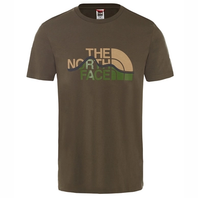 T-Shirt The North Face Men Mountain Line New Taupe
