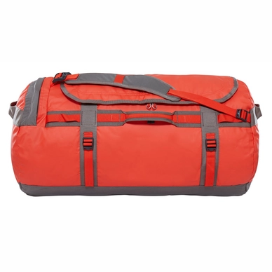 Travel Bag The North Face Base Camp Duffel Acrylic Orange Falcon Brown Large