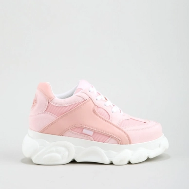 Buffalo Colby Pink Imi Leather Imi Suede Textile Leather