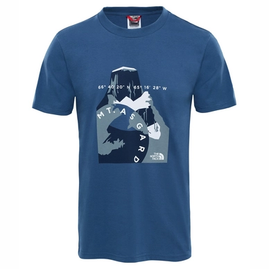 T-Shirt The North Face Men Flash Blue Wing Teal
