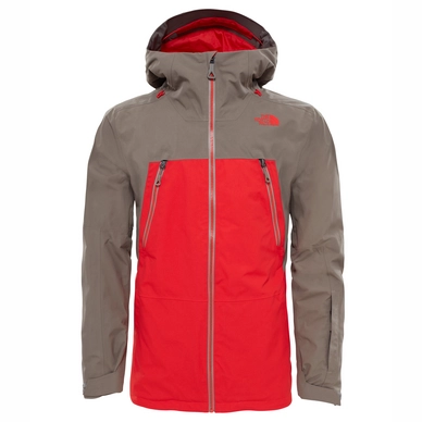 Ski Jacket The North Face Men Lostrail Shell Centennial Red Falcon Brown