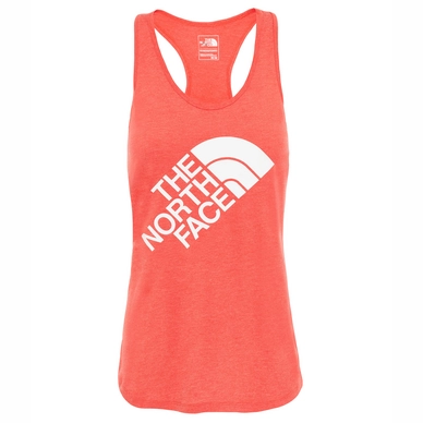 Tanktop The North Face Women Graphic Play Hard Tank Juicy Red Hther TNF White