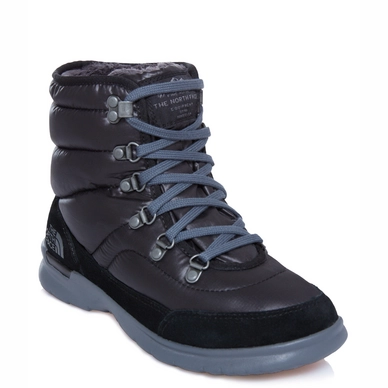 Snowboot The North Face Women Thermoball Lace II Shiny TNF Black Iron Gate Grey
