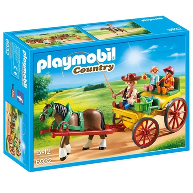 Playmobil Pferd mit Kutsche