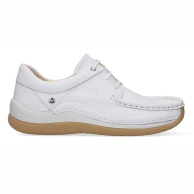 Chaussures à Lacets Wolky Femme Celebration Nappa Leather White
