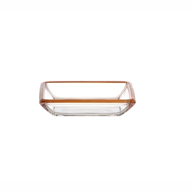 Bord Leonardo Corner Plate 20 Orange (4-delig)