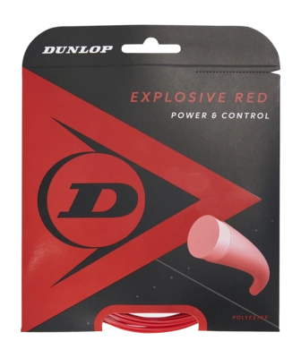 Cordage de Tennis Dunlop Explosive Rouge 16G Rouge 1,3mm/12m