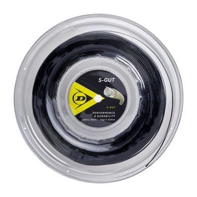Tennissnaar Dunlop S-GUT 16G Black 1.32mm/200m