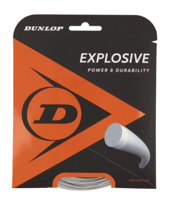 Tennis String Dunlop Explosive 17G Silver 1.25mm/12m